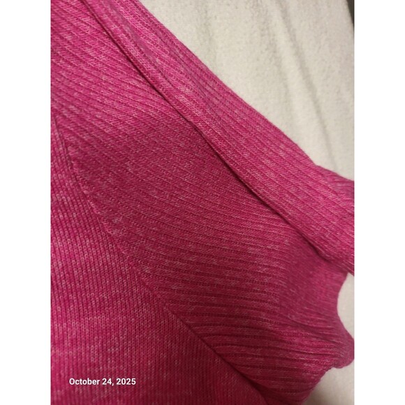 NATORI  Bella Spring Hacci Jogger & Short Sleeve Top Lounge Set Pink XXL - Picture 6 of 7